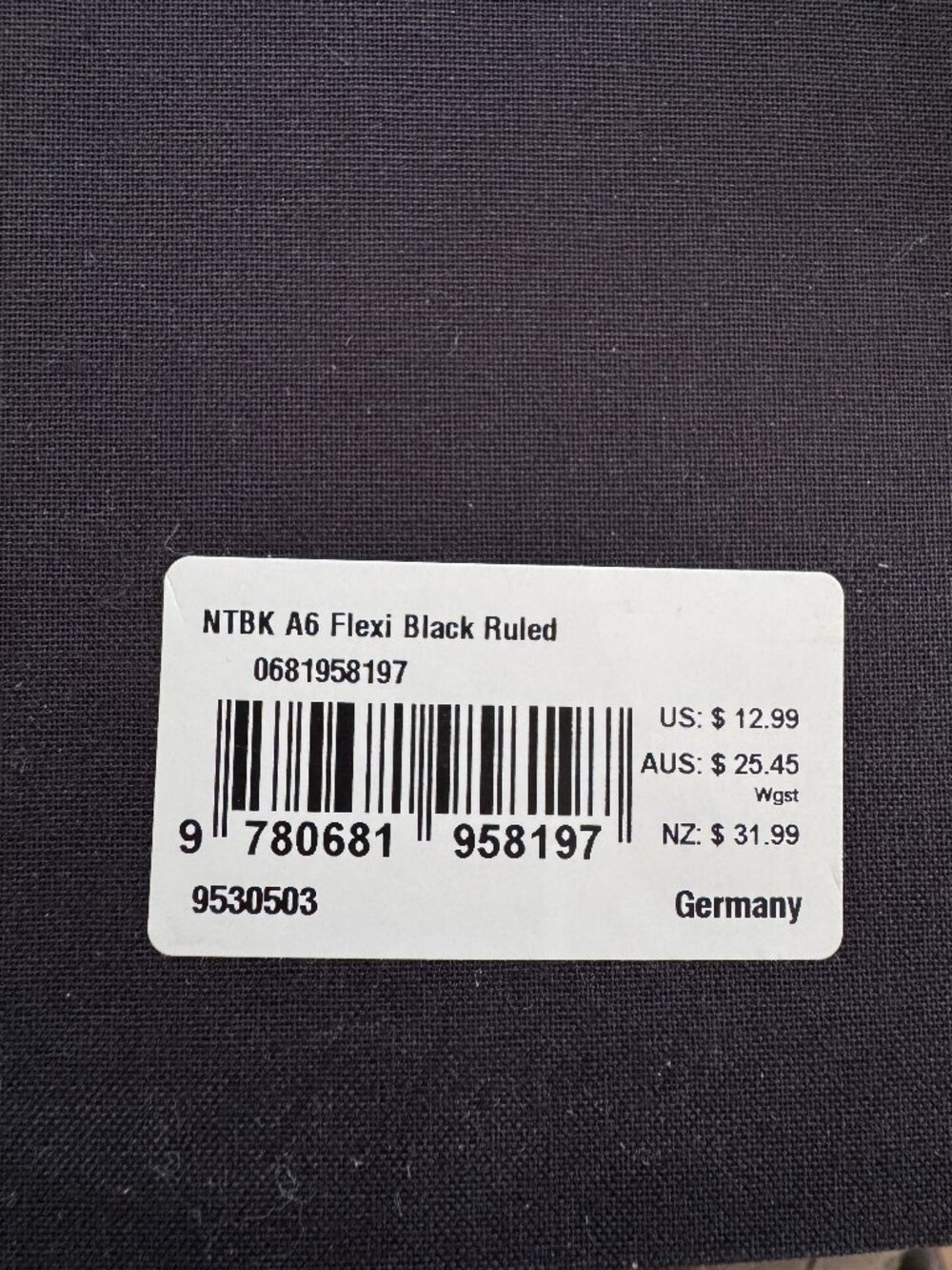 Brunnen? German A6 Flexi Notebook (Item Code: 9530503),lined journal NWT